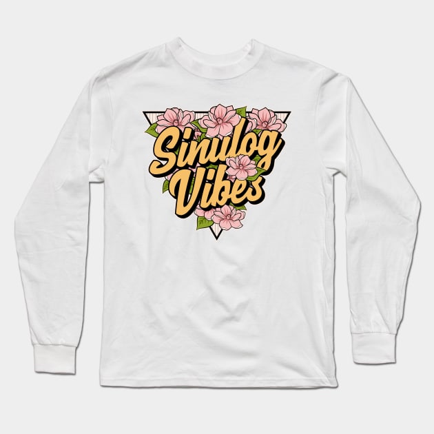 Sinulog Vibes Cebu Pit Senyor Festival Costume Long Sleeve T-Shirt by teeleoshirts